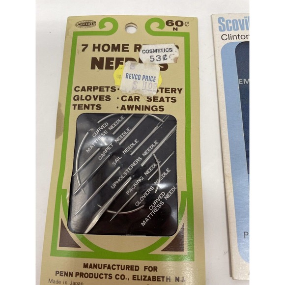 Lot Of 8 Antique Vintage Sewing Craft Needles Dritz Scovill Singer Boye Daisies - Picture 4 of 9